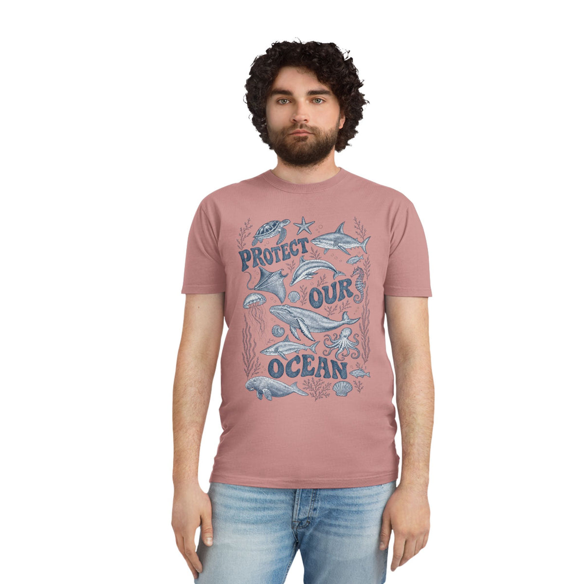 CIX Coastal Protect Our Ocean Unisex Faded Shirt