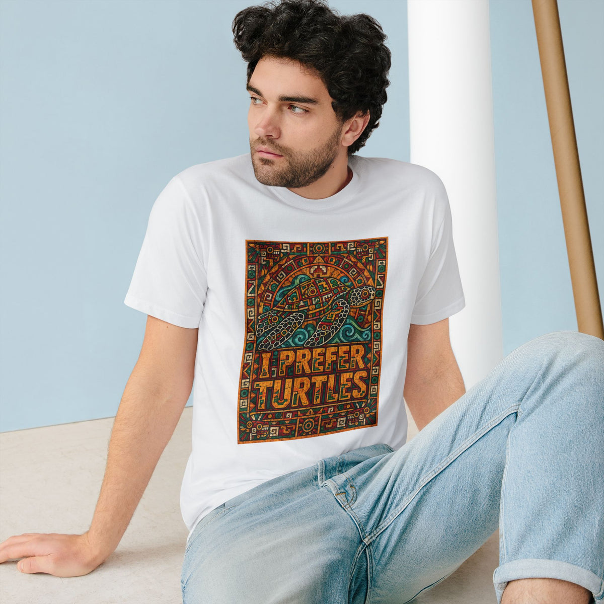 CIX Coastal Aztec Turtle Organic T-shirt