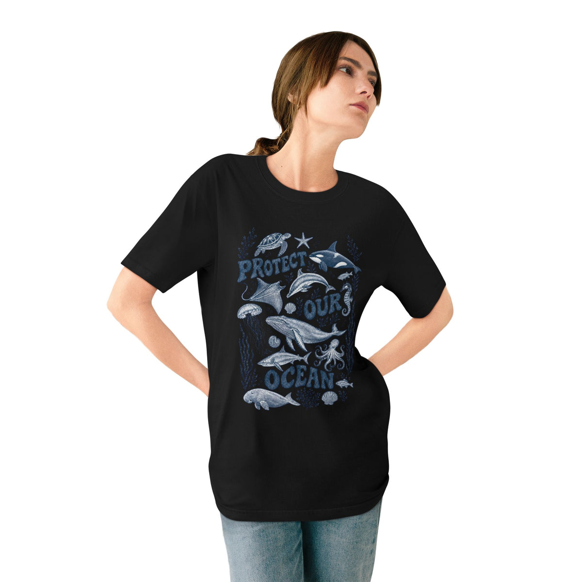 CIX Coastal Protect our ocean Organic T-shirt