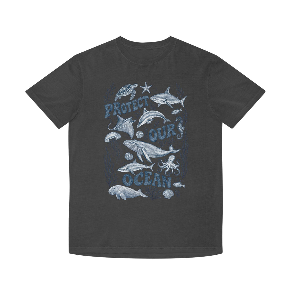 CIX Coastal Protect Our Ocean Unisex Faded Shirt