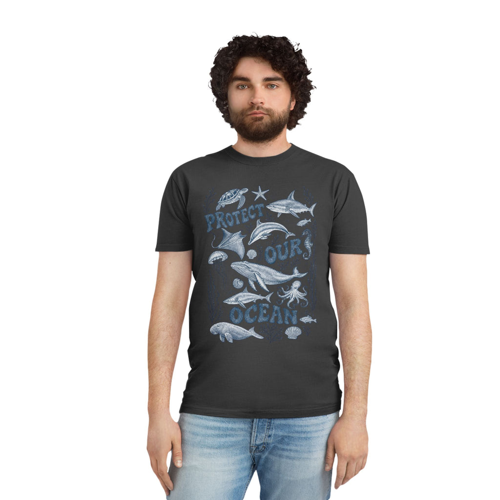 CIX Coastal Protect Our Ocean Unisex Faded Shirt