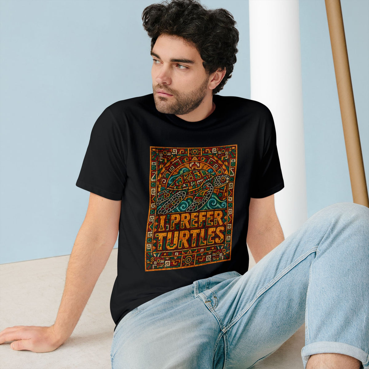 CIX Coastal Aztec Turtle Organic T-shirt