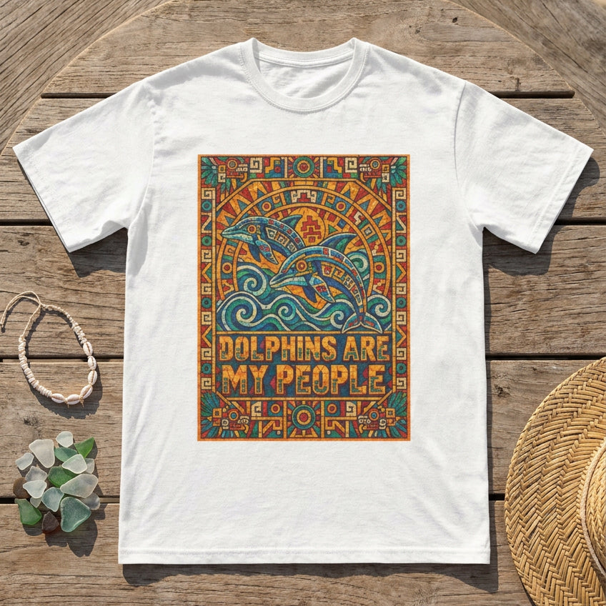 CIX Coastal Aztec Dolphin Organic T-shirt