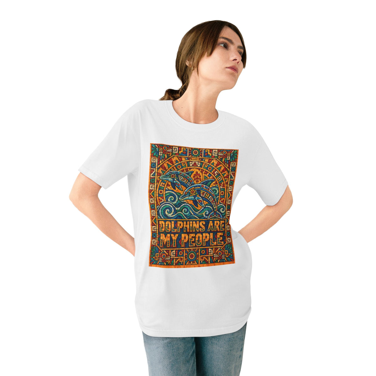 CIX Coastal Aztec Dolphin Organic T-shirt